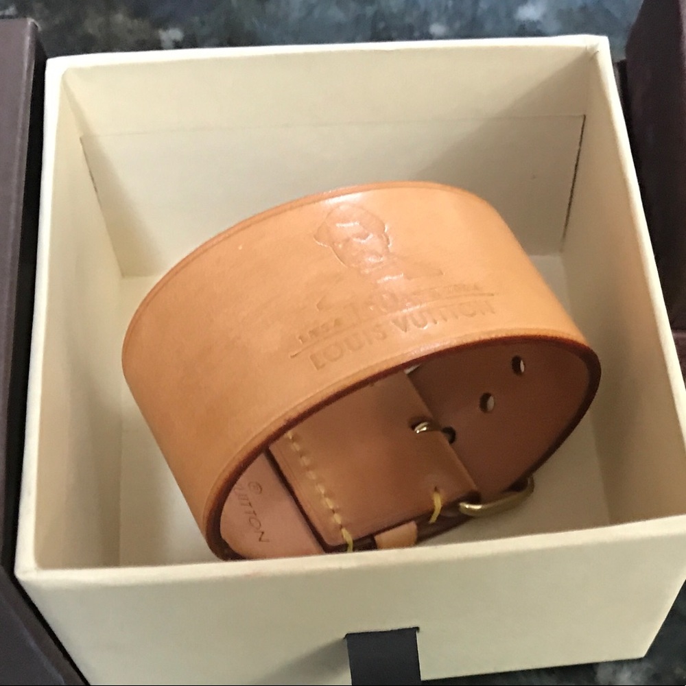Louis Vuitton vachetta bracelet